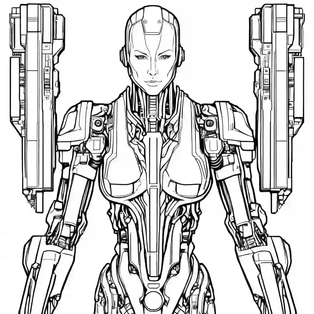 Cybernetic Limbs coloring pages